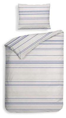 Produktbild von Heckettlane Mattia Bettbezug - 135x200 cm – 100% Baumwoll-Flanell – Hochwertige Bettwäsche mit motiv – Weich - Atmungsaktiv und Hautfreundlich – inkl. 80x80 cm Kissenbezug – Grau