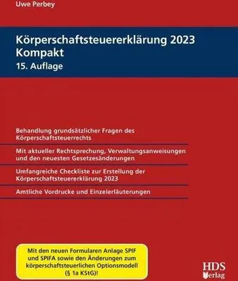 Produktbild von Körperschaftsteuererklärung 2023 Kompakt