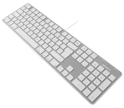 Produktbild von Macally SLIMKEYPROA-ES, USB-A Tastatur mit ES Layout