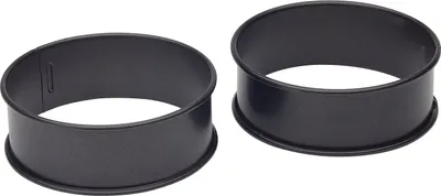 Produktbild von Eierringe KitchenCraft KitchenCraft für Spiegeleier oder verlorene Eier, Omeletts und kleine Pfannkuchen, Antihaftmaterial, Set de 2 Stück, Farbe schwarz, 12 x 17 x 22 cm