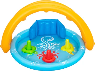 Image de Bestway Piscine bébé Bestway 52568 Lil' SeaShapes 1.15m x 89cm x 76cm