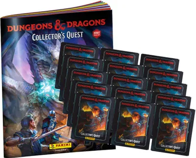 Produktbild von Panini Dungeons & Dragons Sticker - Collectors Quest Sammelsticker - 1 Album + 15 Tüten