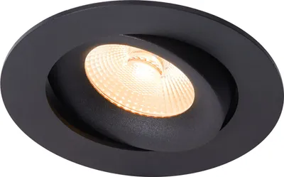 Produktbild von Nordlux Aliki LED Einbauleuchte dimmbar schenkbar IP44 Schwarz warmweiss 2310320003