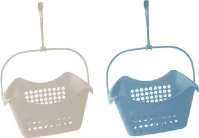 Image de Panier à linge vide pour pinces à linge, 2 couleurs assorties