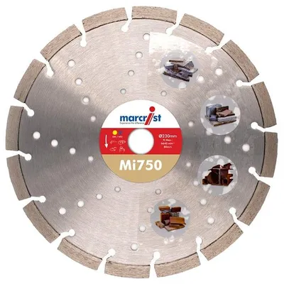 Produktbild von Marcrist Diamanttrennscheibe MI750 350mm für Beton und Granit