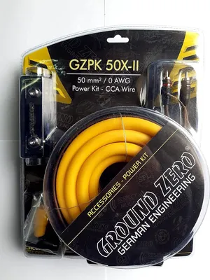 Produktbild von GROUND ZERO GZPK 50XII | 50mm² Kabelset - Kabelkit CarHifi Anschlusset