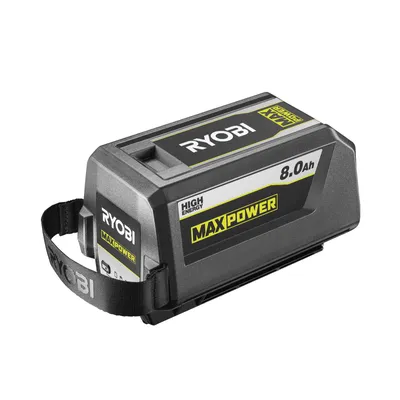 Produktbild von RYOBI Lithium-Akku RY36B80B MAX POWER 36V 8Ah, Li-Ion-Akku, Ersatzakku, Batterie, Lithium-Akku mit Einzellenüberwachung