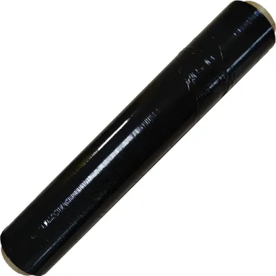Produktbild von Rollenfilm Schwarz 10cm 2kg 23 Mikron