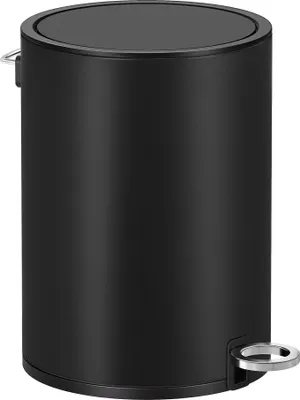 Produktbild von SONGMICS Mülleimer, Kosmetikeimer, 3 Liter, Mülleimer Bad, Tintenschwarz