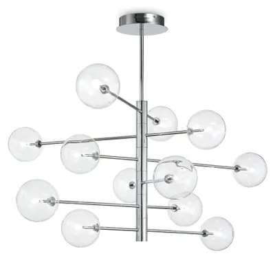 Obrázok produktu pre Ideal Lux Závesné svietidlo Equinoxe 12-light Chrome 200118
