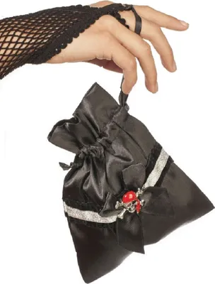 Produktbild von W48956 schwarz Damen Tasche Piratenbeutel Geldbeutel