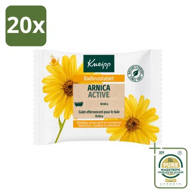 Imagen del producto de 20 tabletas efervescentes de Arnica para el baño Kneipp - Paquete de suministro - 20 unidades