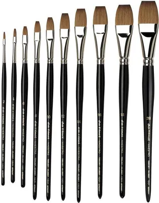 Produktbild von da Vinci Aquarellpinsel -  Maestro flach ausgesuchte Kolinskyhaare Gr: 12