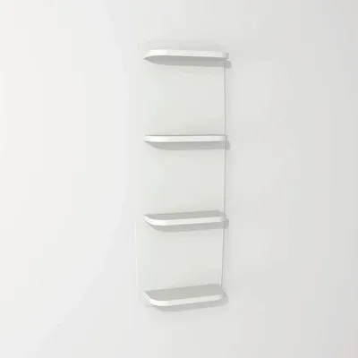 Produktbild von Devo Hängeregal Oval BxHxT 34 x 94 x 13.8 cm weiß