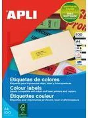 Obrázek produktu pro agipa adresní štítky, 210 x 297 mm, neonově oranžové, pro inkoustové/laserové tiskárny a kopírky, nesnímatelné, - 1 kus (100755)