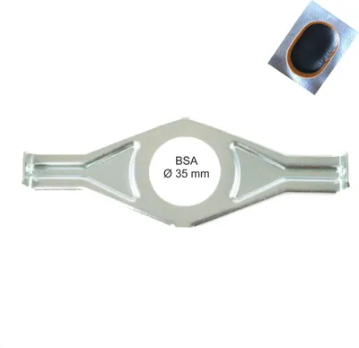 Produktbild von Hebie Brille für Ketenschutz Befestigungsbrille Silber 160 - 230 mm 219 mm inkl. Schlauchflicken