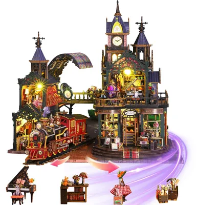 Produktbild von DIY Miniatur Puppenhaus Kit für kreative Teenager