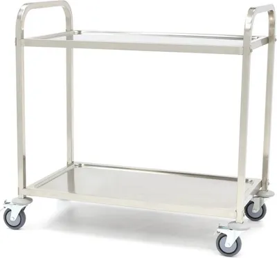 Produktbild von Maxima - Gastro Servierwagen Edelstahl - 2 Regale