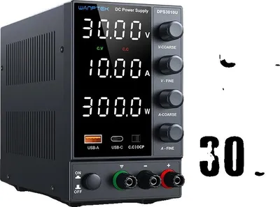 Obrázek produktu pro Laboratorní zdroj stejnosměrného proudu, nastavitelné napětí, vysoce přesný displej, DPS3010U 30V 10A