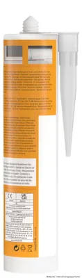Produktbild von fischer Natursteinsilikon Natural Stone, transparent, 310 ml