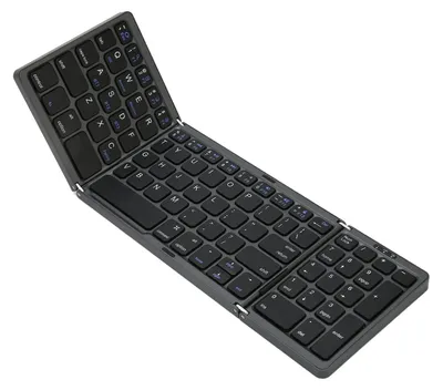 Productafbeelding van Opvouwbaar Bluetooth-toetsenbord, Draadloos, 81 Toetsen, Type C Aansluiting, Voor Meerdere Apparaten