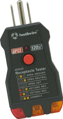 Obrázek produktu pro Tester zásuvek Southwire, stříbrný  Stříbrný, univerzální velikost