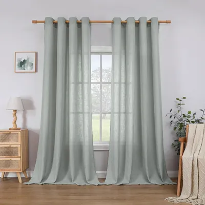 Produktbild von Leinen Vorhänge mit Ösen - 260 x 140 cm