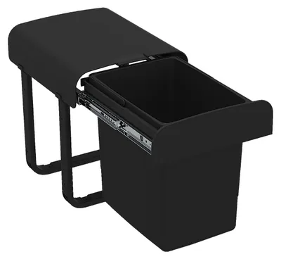 Immagine prodotto di Ekotech AS15S Aladin pattumiera incasso nera 15 l mobile 40 cm