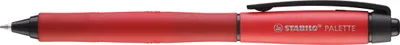 Obrázek produktu pro Roller s tlakovým mechanismem - STABILO PALETTE v červené barvě - šířka čáry F (0,4 mm) - jedno pero - barva psaní červená