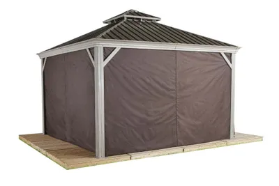 Image de Sojag Rideaux Messina 10x12 taupe