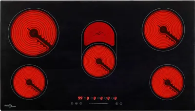 Obrázek produktu pro vidaXL Sklokeramická varná deska s 5 plotýnkami Touch Control 77 cm 8500 W