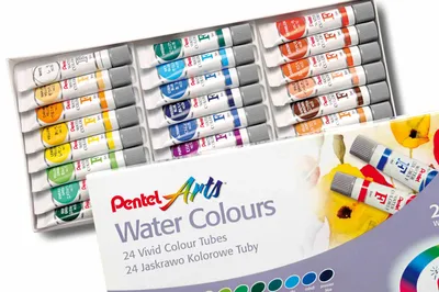 Produktbild von Aquarellfarben in Tuben 24 Farben PENTEL