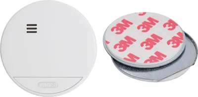 Produktbild von ABUS Rauchmelder RWM150, mit fest verbauter 10-Jahres-Batterie, Weiß - 1 Stk. + Magnetpad