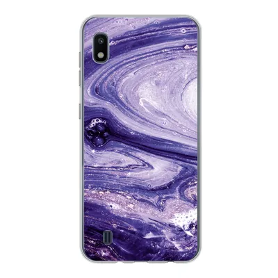 Produktbild von MuchoWow® Handyhülle Schutzhülle Hülle für Samsung Galaxy A10 Marmor - Naturstein - Glitzer Silikon Softcase Handy Hülle - Schutzhülle