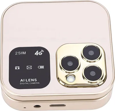 Produktbild von 4G LTE Klapphandy 1,77-Zoll-Bildschirm Entsperrt Seniorenhandy Dual-SIM Dual-Standby mit Bluetooth MP3 FM Lautsprecher mit hoher Lautstärke Ein-Klick-Wahl Gold