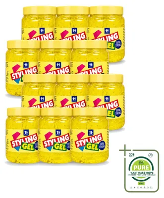 Obrázek produktu pro 12 kusů stylingového gelu Hegron, extra silné držení, objem 500 ml – velkopack