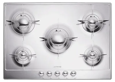 Produktbild von Smeg P705ES Einbau-Gaskochfeld 5 Brenner Edelstahl