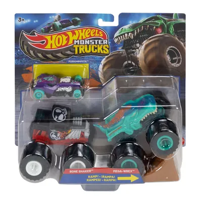 Obrázek produktu pro Hot Wheels Monster Trucks JML61, Monster Truck, 3 rok/roky, Plast, Kov, Vícebarevný
