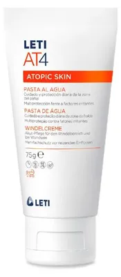 Produktbild von LETI AT4 Windelcreme - Akut-Pflege für den Windelbereich sowie bei wunder oder empfindlicher Haut, 75 g Creme