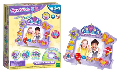 Produktbild von Bastelperlen Aquabeads 3D Bilderrahmen-Set