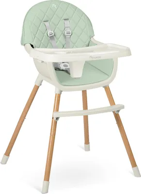Immagine prodotto di Nukido 700702 Seggiolone Lilo, con tavolino regolabile, 3 in 1, color menta