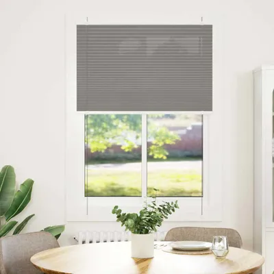 Produktbild von vidaXL Plissee Anthrazit 95x150 cm Stoffbreite 94,4 cm Polyester