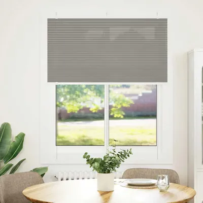 Obrázek produktu pro vidaXL Plisovaná roleta antracit 105x150 cm Šířka látky 104,4 cm Polyester