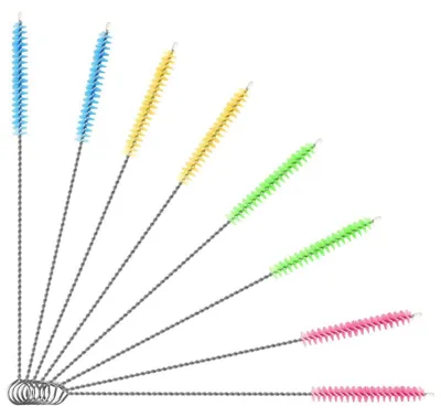 Immagine prodotto di Set di spazzole per la pulizia, 8 pezzi, spazzole in nylon per bottiglie e altro.