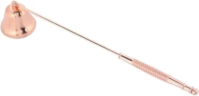 Productafbeelding van Kaarsenblusser - Kaars Accessoire - Veilig Doven - Roestvrij Staal - 25 cm - Roségoud