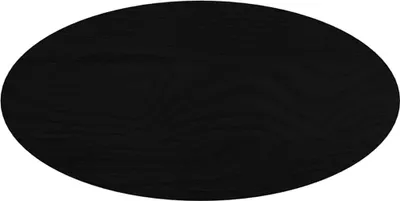 Produktbild von Tischplatte Dunkelbraun 80x40x2 cm Massivholz Eiche Oval