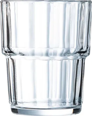 Produktbild von Arcoroc Norvege Tumbler, Trinkglas, stapelbar, 160ml, Glas gehärtet, transparent, 6 Stück