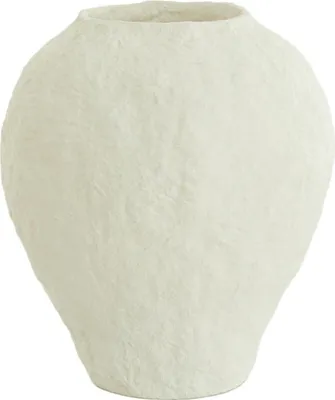 Produktbild von Light & Living - Vase Pantoja - Mattcreme - Ø45cm
