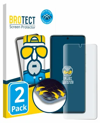 Produktbild von 2x BROTECT Fullscreen Schutzfolie für Xiaomi Redmi Note 15 4G Displayschutz Folie Fullcover Matt Entspiegelungsfolie