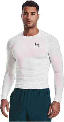 Produktbild von Under Armour Ua Hg Armor Comp Ls-Weiß T-Shirt 1361524-100__XL